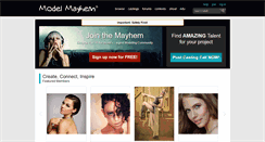Desktop Screenshot of modelmayhem.com