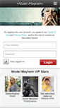 Mobile Screenshot of modelmayhem.com