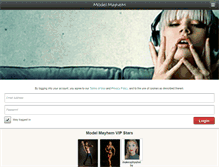 Tablet Screenshot of modelmayhem.com